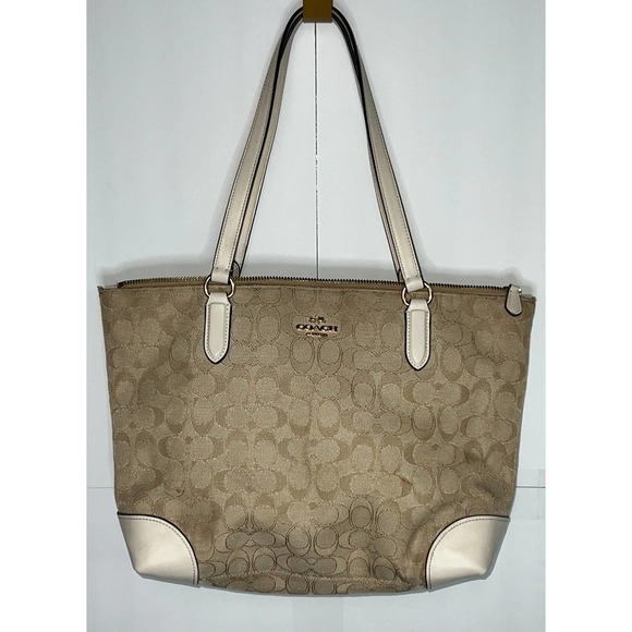 Coach Handbags - Coach Fabric and Leather Purse